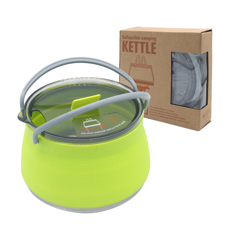 Collapsible Silicone Kettle Folding Pot