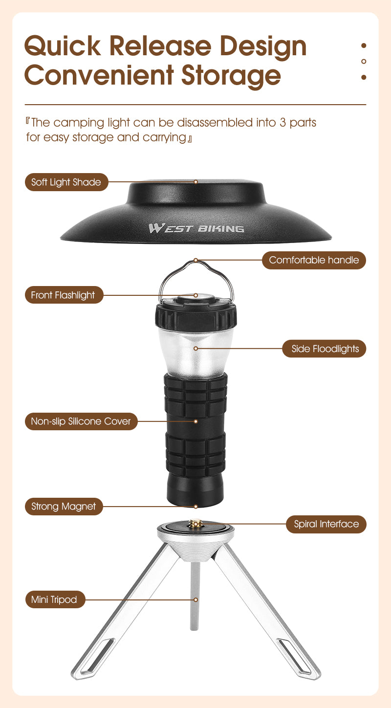 Outdoor Lighthouse Camping Light