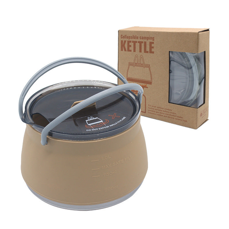 Collapsible Silicone Kettle Folding Pot