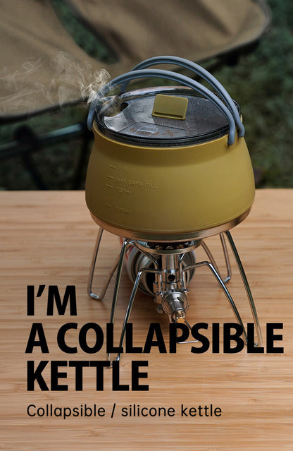 Collapsible Silicone Kettle Folding Pot