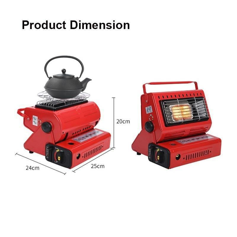 Portable Outdoor Heating Stove Dual-use LPG Portable Mini Tent Heater Baking Stove