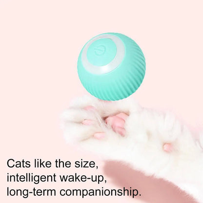 Smart Cat Automatic Toys Rolling Ball Electric Cat Toys Interactive for Cats Training Self-Moving Kitten Toys for Indoor Pl U5J7