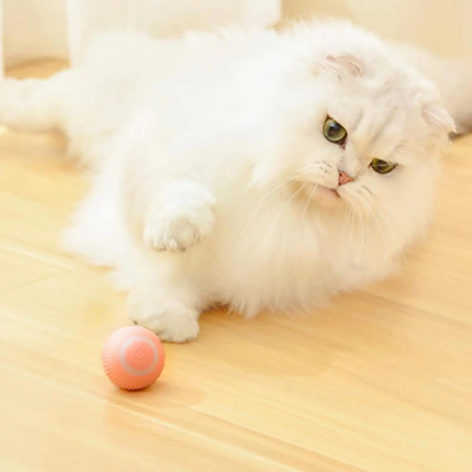 Smart Cat Automatic Toys Rolling Ball Electric Cat Toys Interactive for Cats Training Self-Moving Kitten Toys for Indoor Pl U5J7